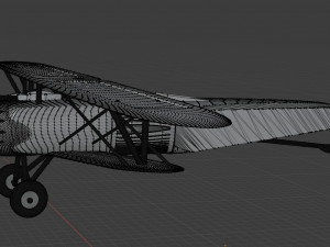 biplan Modelo 3D