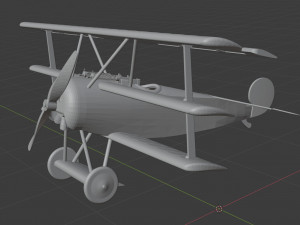 fokker 3D 모델