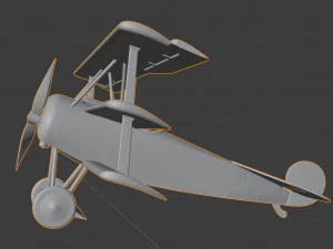 fokker 3D Model