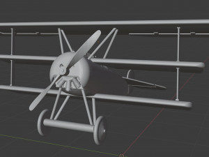 fokker 3D 模型