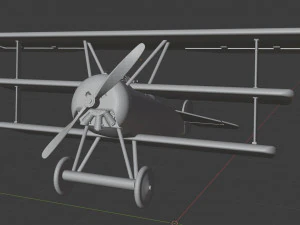 fokker 3D Model