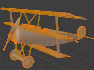 fokker 3D Model