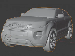 range rover evocativo Modello 3D