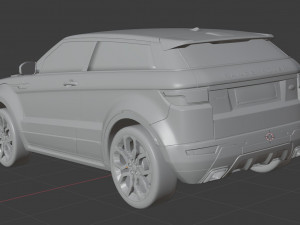 range rover evoque Modèle 3D
