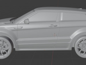 range rover evoque Modèle 3D