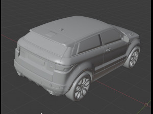 range rover evoque Modèle 3D