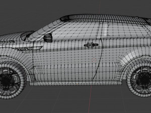 range rover evoque Modèle 3D