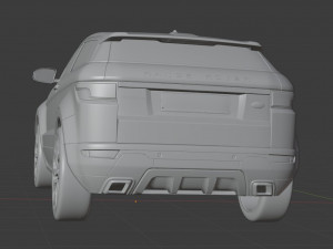 range rover evoque Modèle 3D