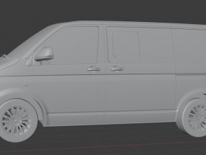 vw multivan 3D 모델