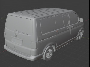 vw multivan 3D Model