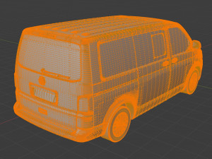 vw multivan 3D Model