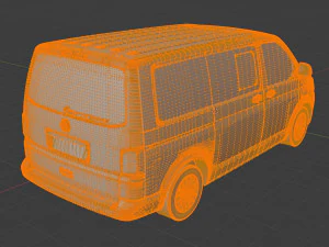 vw multivan 3D Model