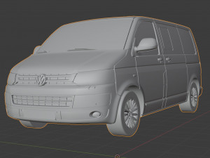 vw multivan 3D Model