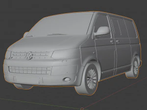vw multivan 3D Model