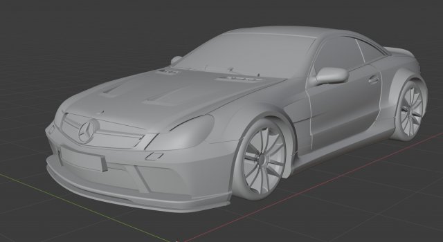 mercedes amg 3D Model .c4d .max .obj .3ds .fbx .stl .blend 