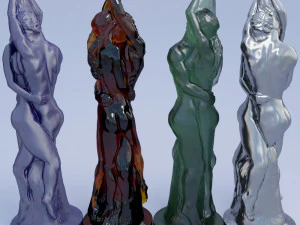 lovers candle 3D Print Model