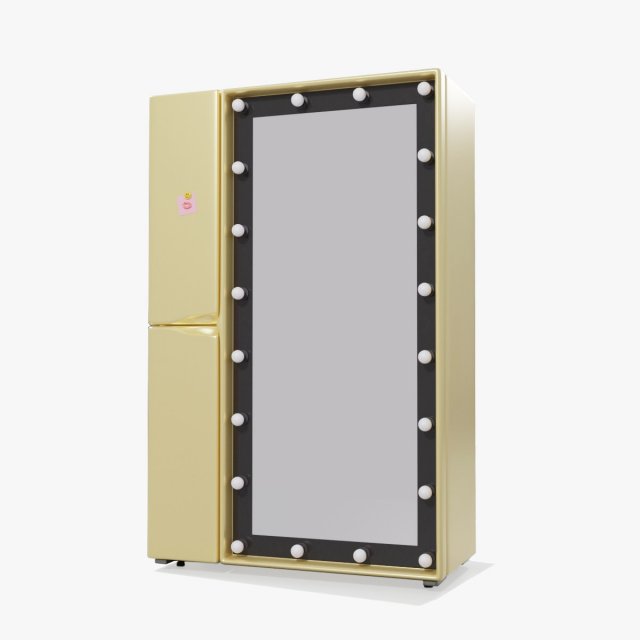 make-up mirror refrigerator 3D 모델 .c4d .max .obj .3ds .fbx .stl .blend 