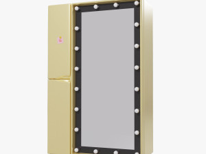 make-up mirror refrigerator 3D 모델
