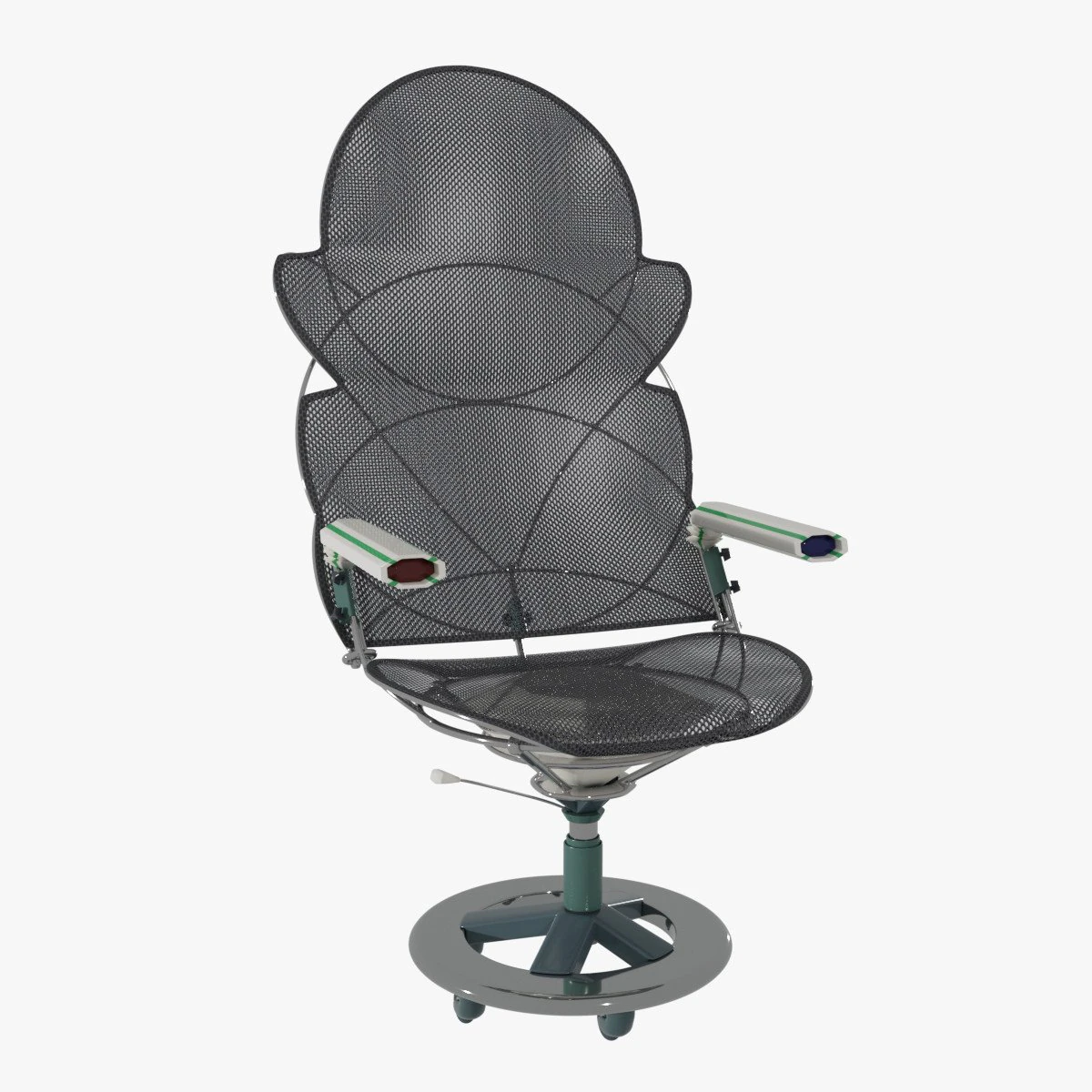 mesh office chair 3D Model .c4d .max .obj .3ds .fbx .stl .blend 
