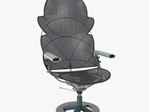 메쉬 사무실 의자 3D 모델