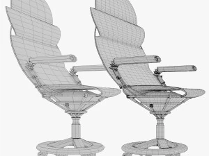 mesh office chair 3D Model