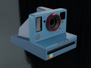 polaroid one step 2 blue 3D Model