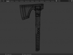 axe Model 3D