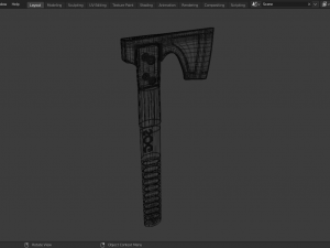 axe Model 3D
