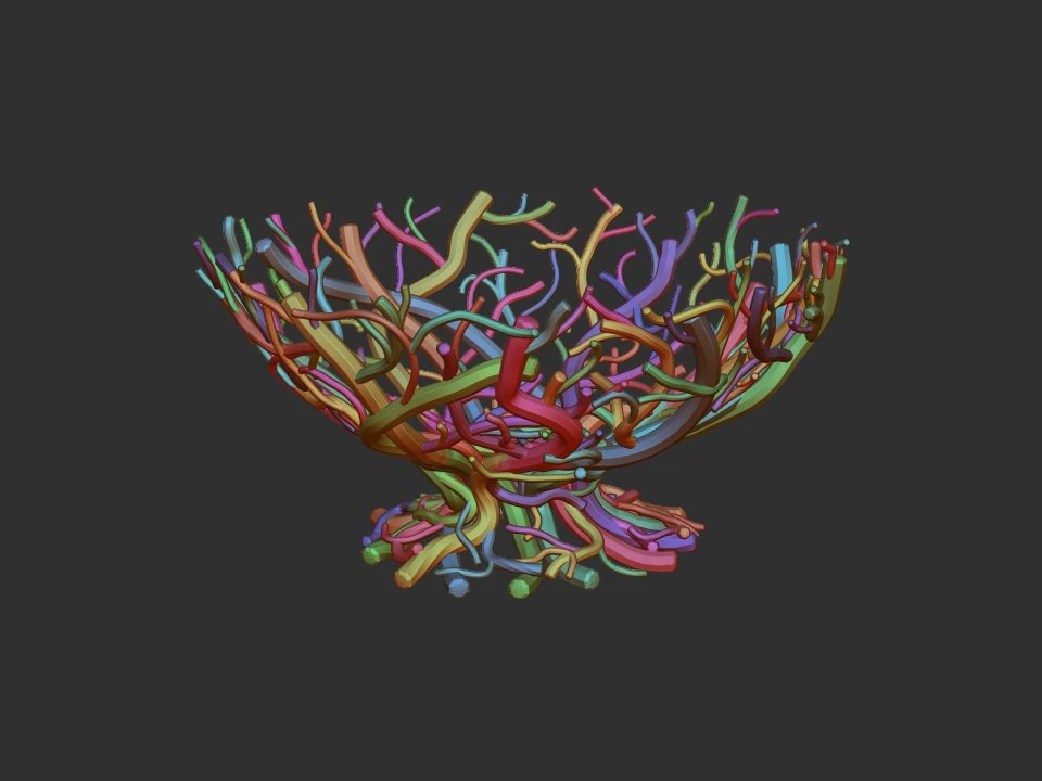 tree-plate 3D Print Model .c4d .max .obj .3ds .fbx .stl .blend