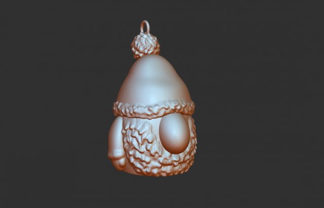gnome-christmas tree decor Modelo de impresión 3D .c4d .max .obj .3ds .fbx .stl .blend 