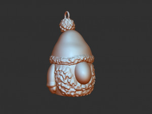 gnome-christmas tree decor 3D-Druckmodell
