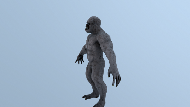characteryeti 3D Model .c4d .max .obj .3ds .fbx .stl .blend 