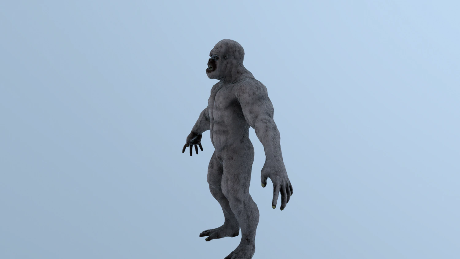 characteryeti 3D Model .c4d .max .obj .3ds .fbx .stl .blend 