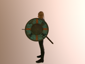 viking girl 3D Модель