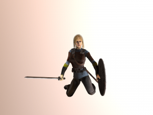 viking girl 3D Модель