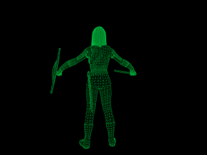 viking girl 3D Модель
