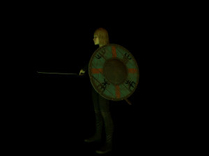 viking girl 3D Модель