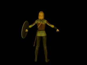 viking girl 3D Модель