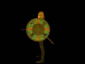 viking girl 3D Model