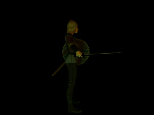 viking girl 3D Model