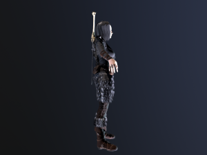 girl warrior 3D Model