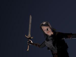 girl warrior 3D Model