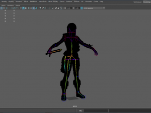 girl warrior 3D Model