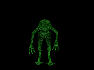 沼地の怪物 3Dモデル