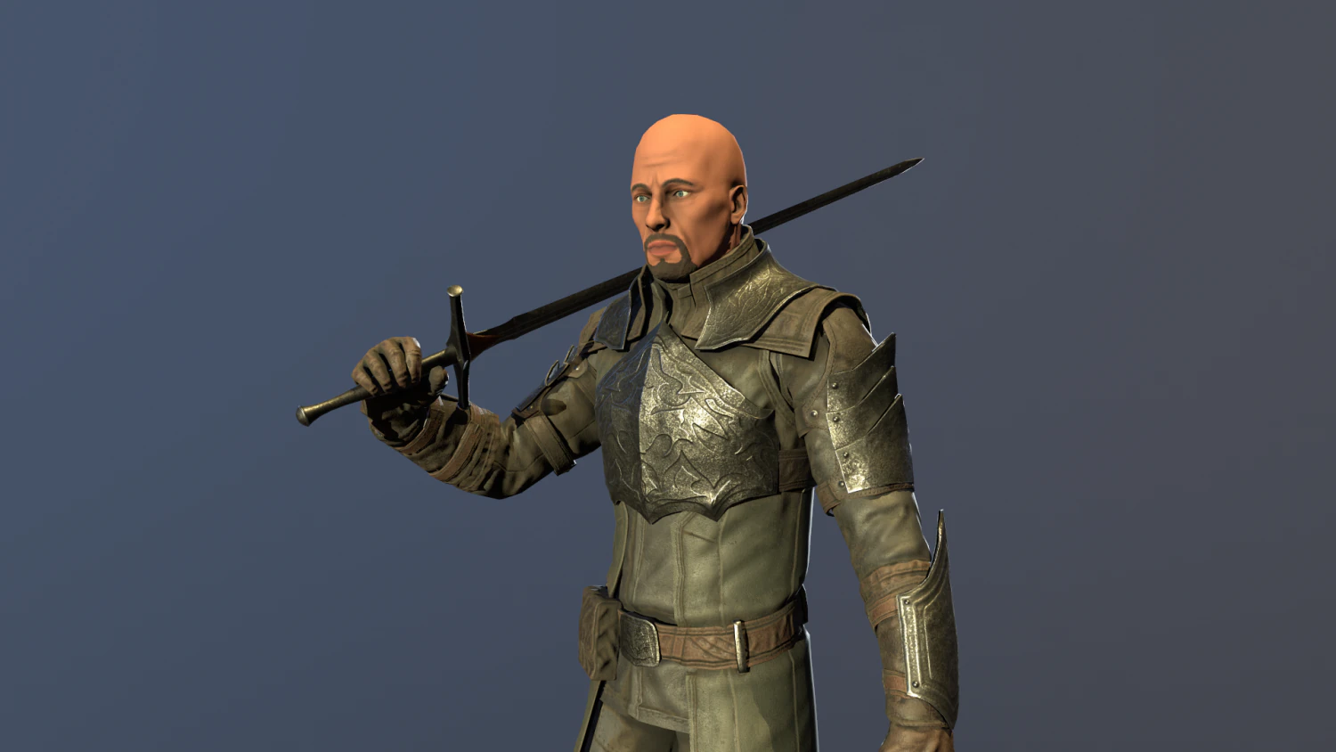 knight 3D Model .c4d .max .obj .3ds .fbx .stl .blend 