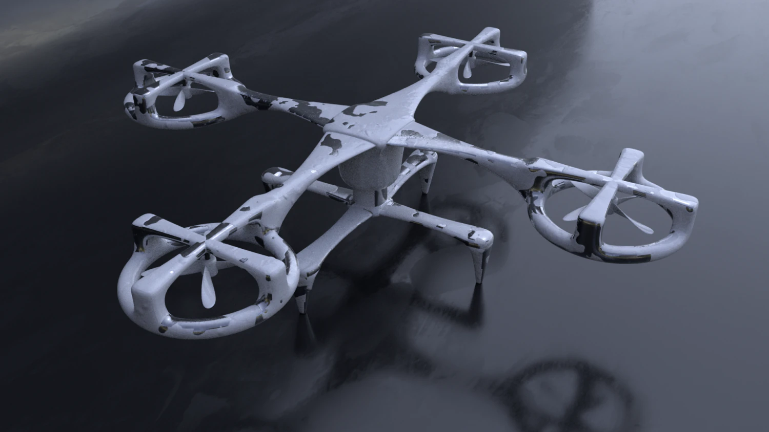 drone Modello 3D .c4d .max .obj .3ds .fbx .stl .blend 
