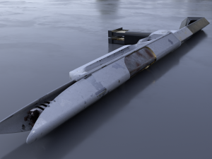 scifi low-poly Modello 3D