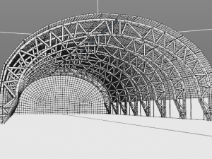warehouse hangar 3D Model