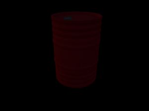 Red barrel Modello 3D