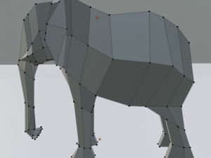 elephant low poly 3D Модель
